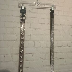 Wild Fable Women’s Belts – Bundle of 2 – Size XS – Rhinestone & Grommet – New